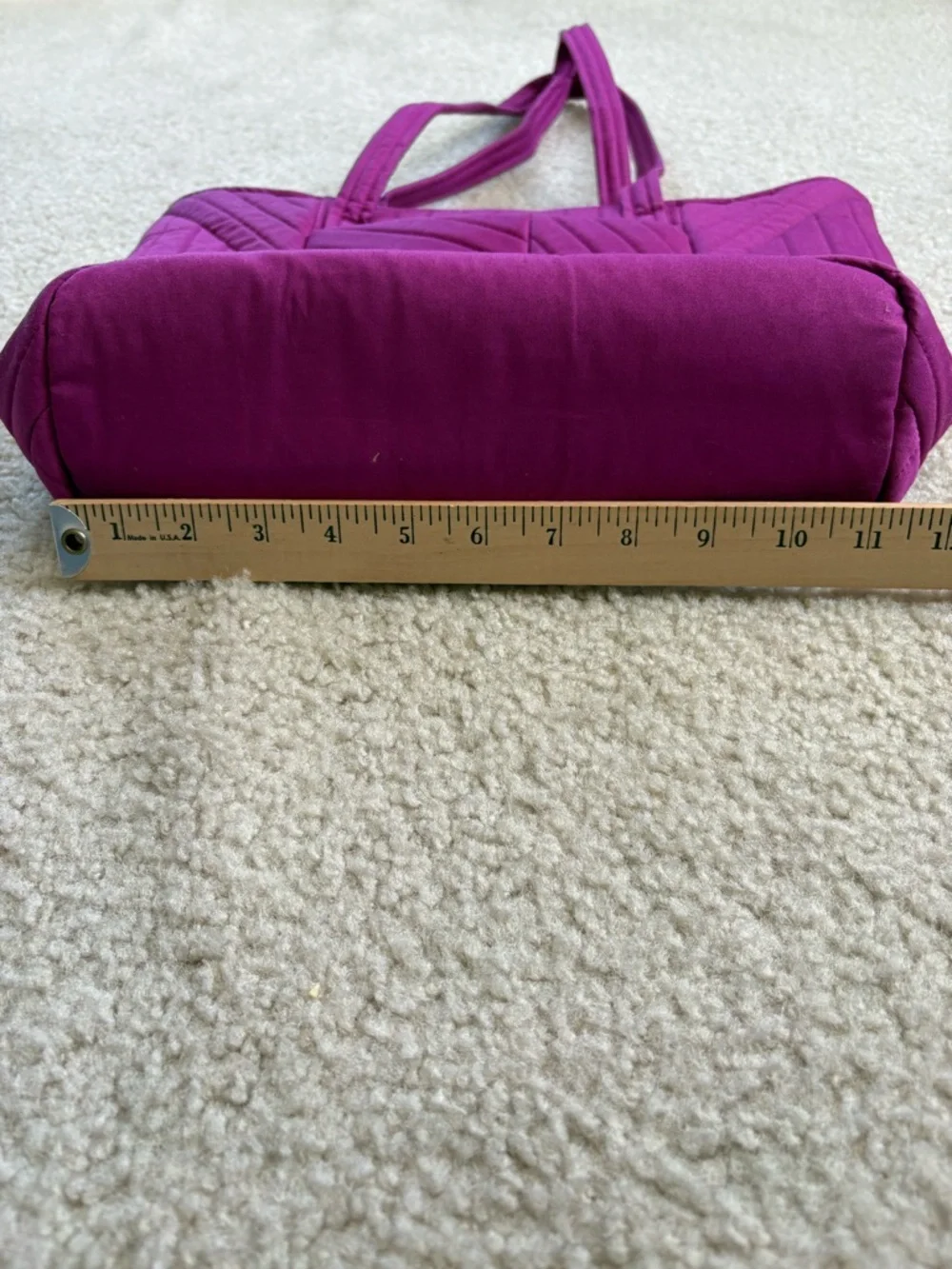 Vera Bradley Small Vera Quilted Tote Bag - Picture 6 of 12
